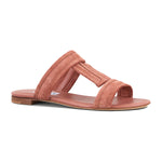 Double T Suede Slides